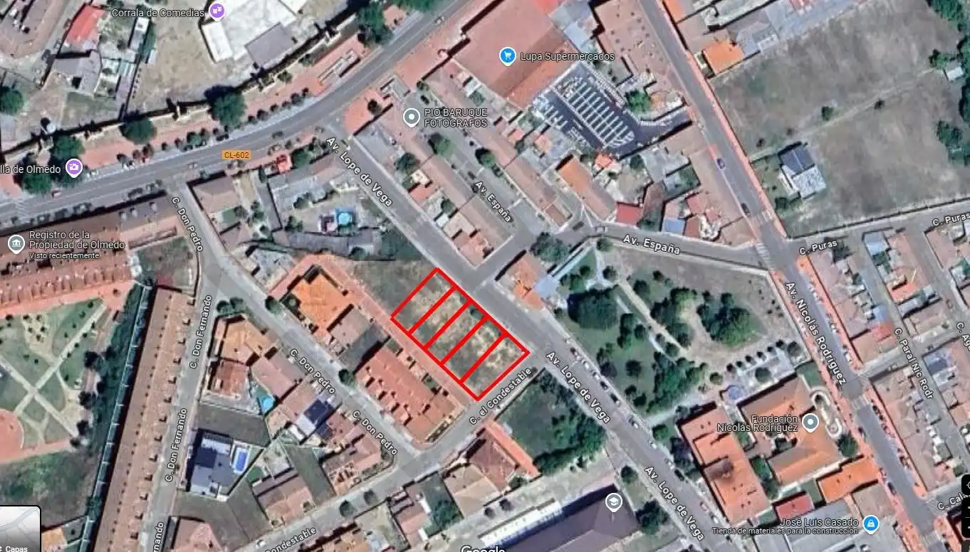 Grundstücke und Bauplätze zum Verkauf in Avenida Lope de Vega