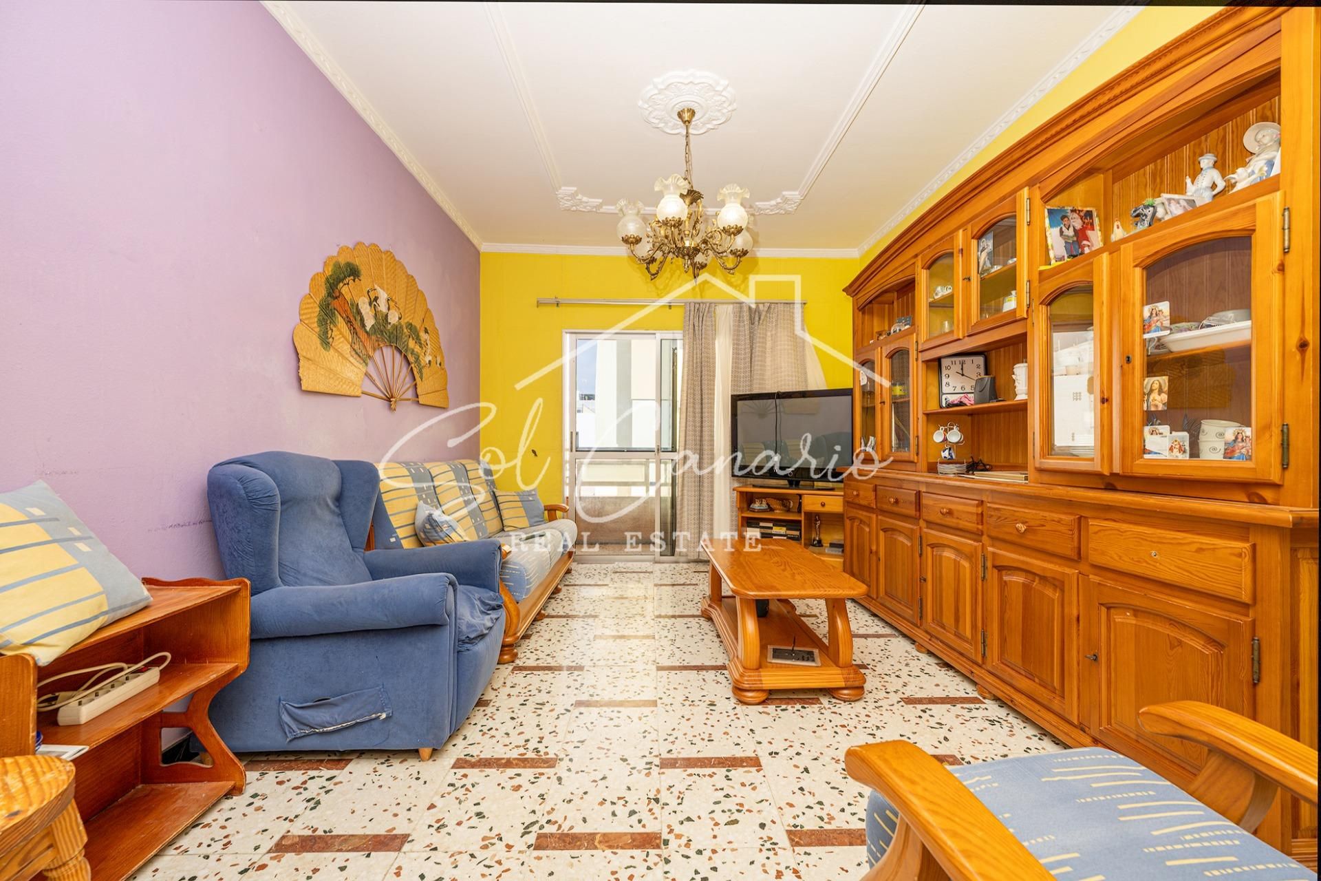 Living room of Flat for sale in Telde  with Terrace and Balcony