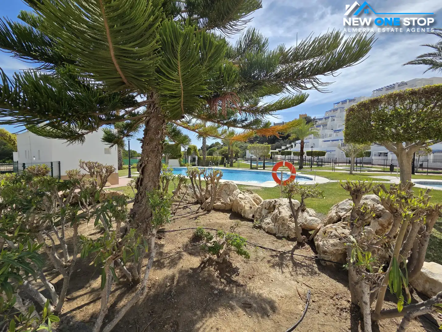 Garden of Apartments for sale in Mojácar  with Air Conditioner, Heating and Terrace