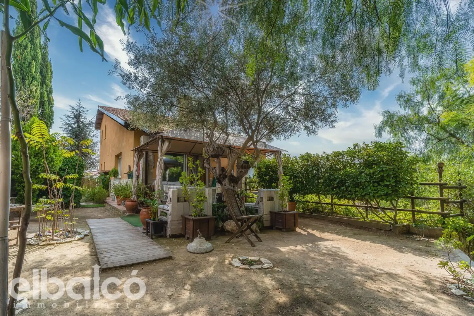 Garten von Haus oder Chalet zum Verkauf in La Pobla de Montornès   mit Privatgarten, Terrasse und Abstellraum