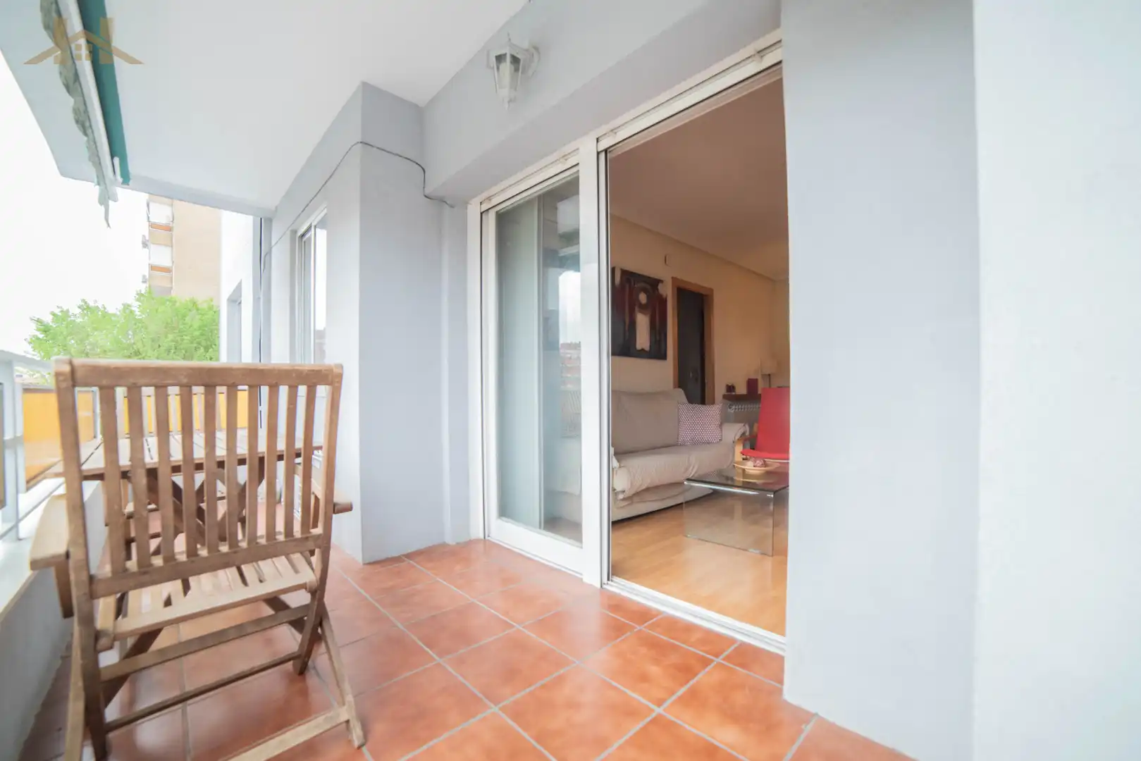 Terrasse von Wohnung zum Verkauf in Fuenlabrada mit Klimaanlage, Heizung und Parkett