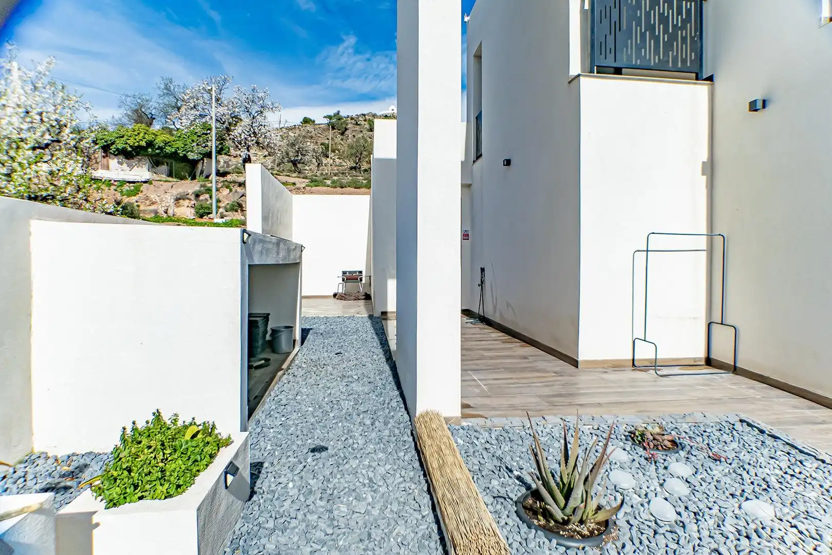 Terrassa de Casa o xalet en venda en Felix amb Jardí privat, Piscina i Balcó