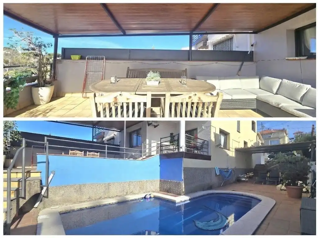 Terraza de Casa o chalet en venta en El Masnou con Aire acondicionado, Calefacción y Jardín privado