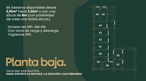 Foto 2 de Trastero en venta en Calle San Juan Bautista, La Pastora - La Estación, San Fernando