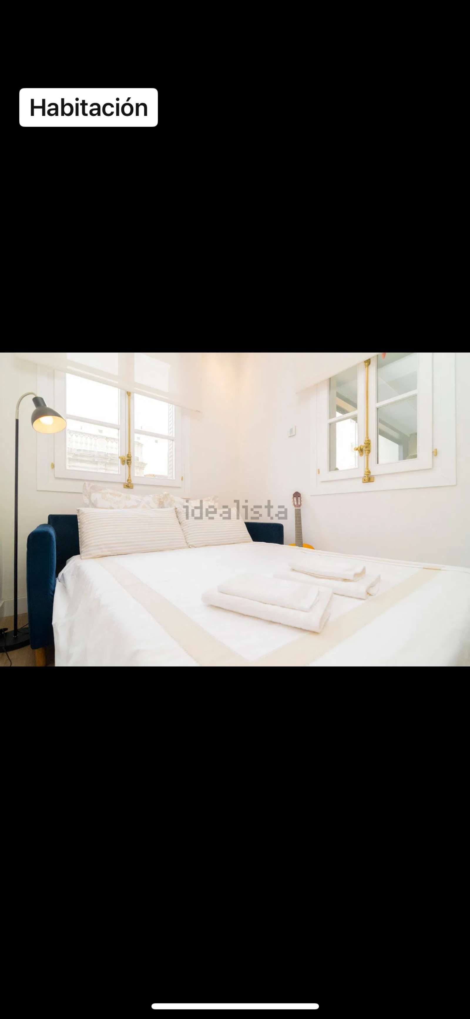 Bedroom of Flat to share in  Madrid Capital  with Air Conditioner and Terrace