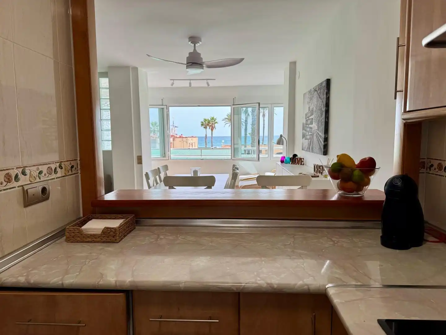 Kitchen of Apartments for rent in Alicante / Alacant  with Air Conditioner, Furnished and Community pool