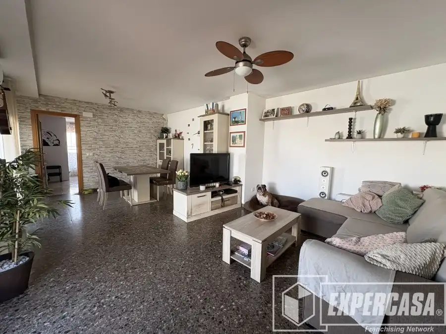Living room of Attic for sale in Castellón de la Plana / Castelló de la Plana  with Air Conditioner, Terrace and Storage room