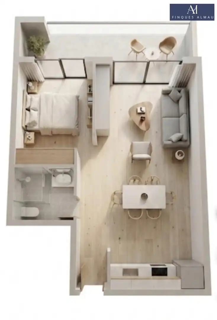Bedroom of Flat for sale in Castelldefels  with Private garden, Terrace and Community pool