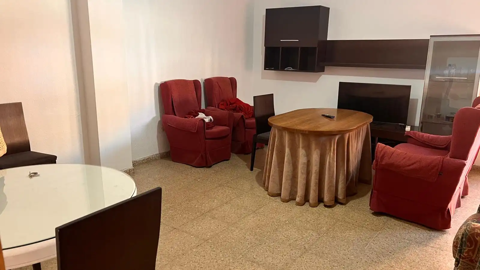 Sala d'estar de Pis per a compartir en Badajoz amb Terrassa i Moblat
