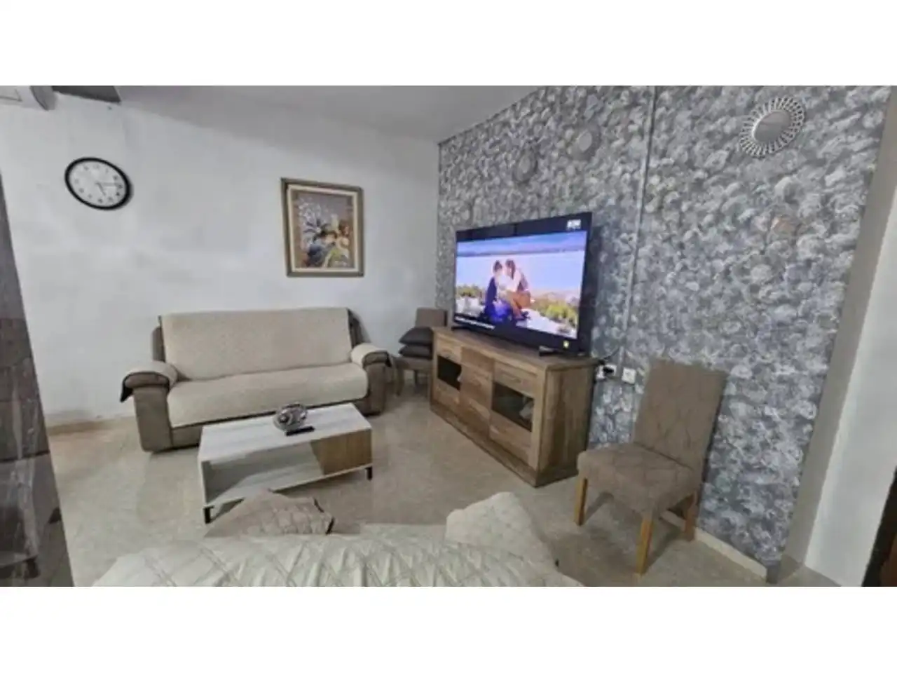 Sala d'estar de Casa adosada en venda en Vilallonga / Villalonga amb Aire condicionat, Calefacció i Terrassa