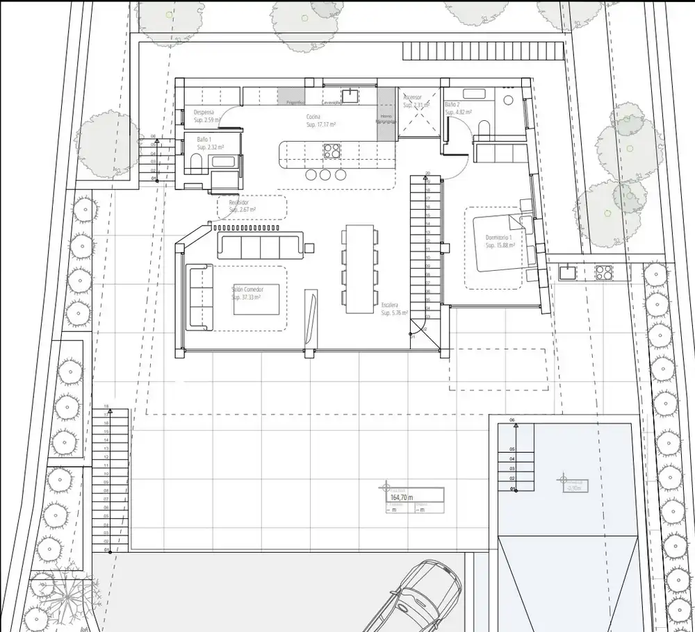 Chalet con piscina en venta en Calle Italia, imagen 12