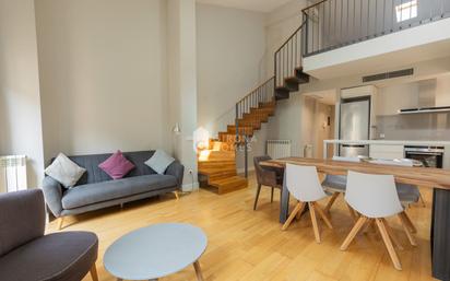 Living room of Duplex for sale in Girona Capital  with Air Conditioner and Furnished