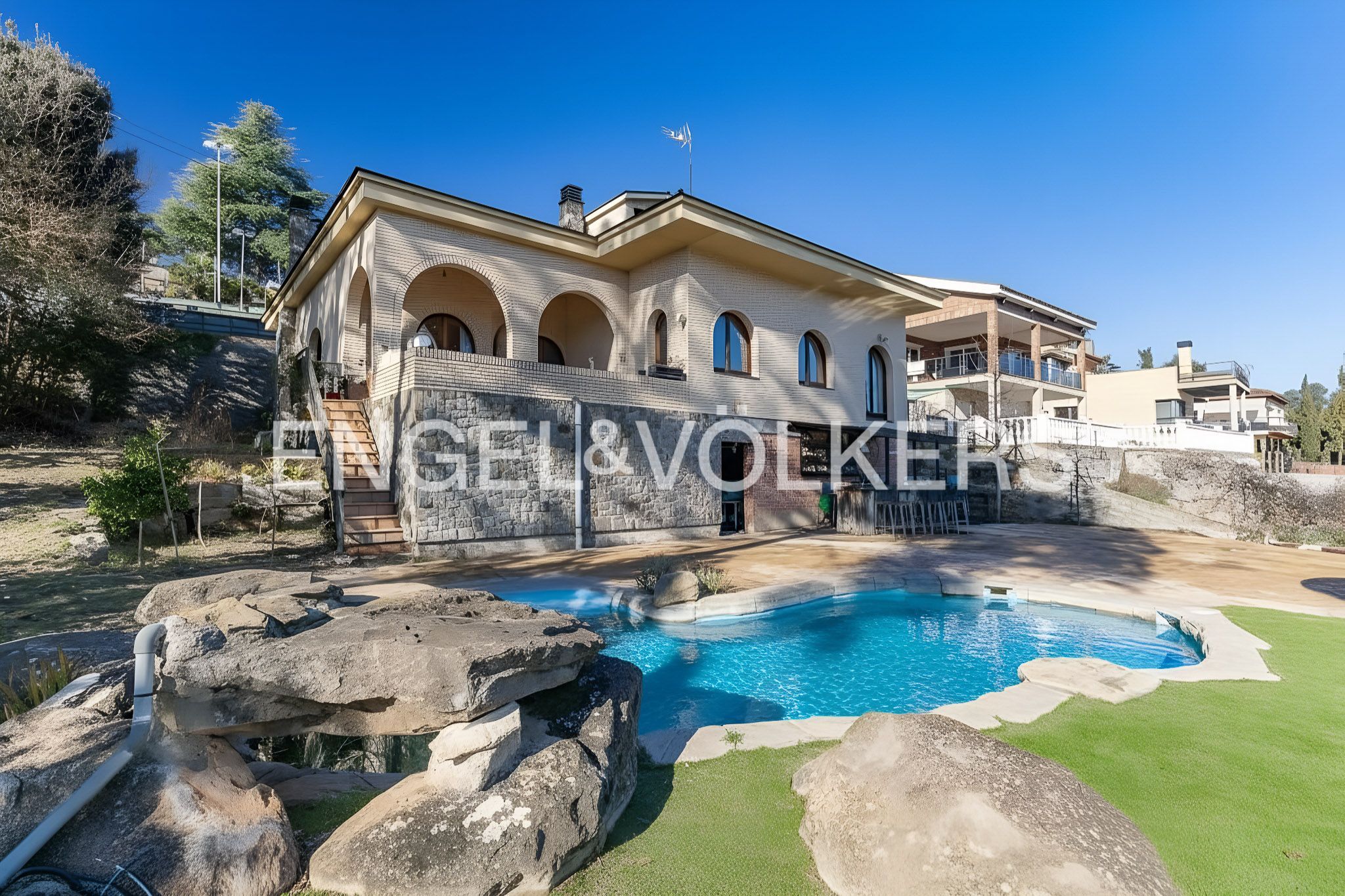 Vista exterior de Casa o chalet en venta en Caldes de Montbui con Calefacción, Jardín privado y Terraza