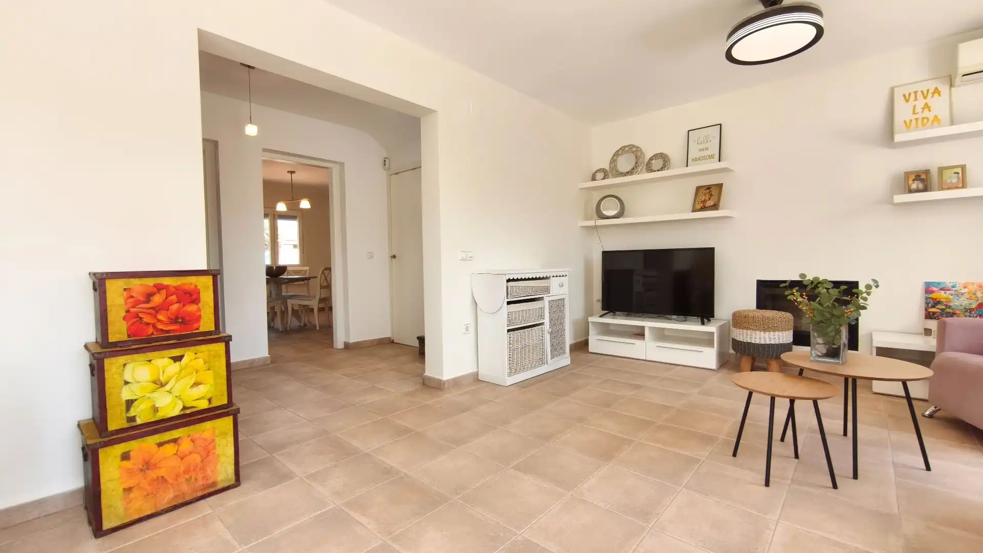 Living room of Houses for sale in La Nucia  with Air Conditioner, Heating and Private garden