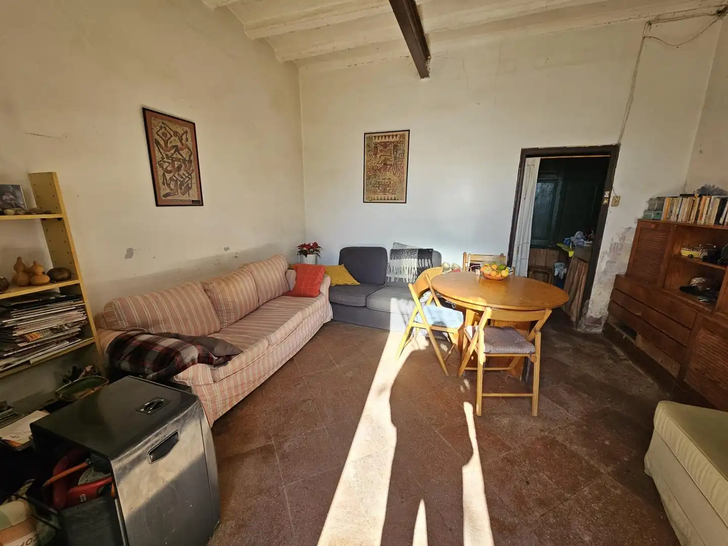 Sala de estar de Finca rústica en venta en Canet de Mar con Jardín privado