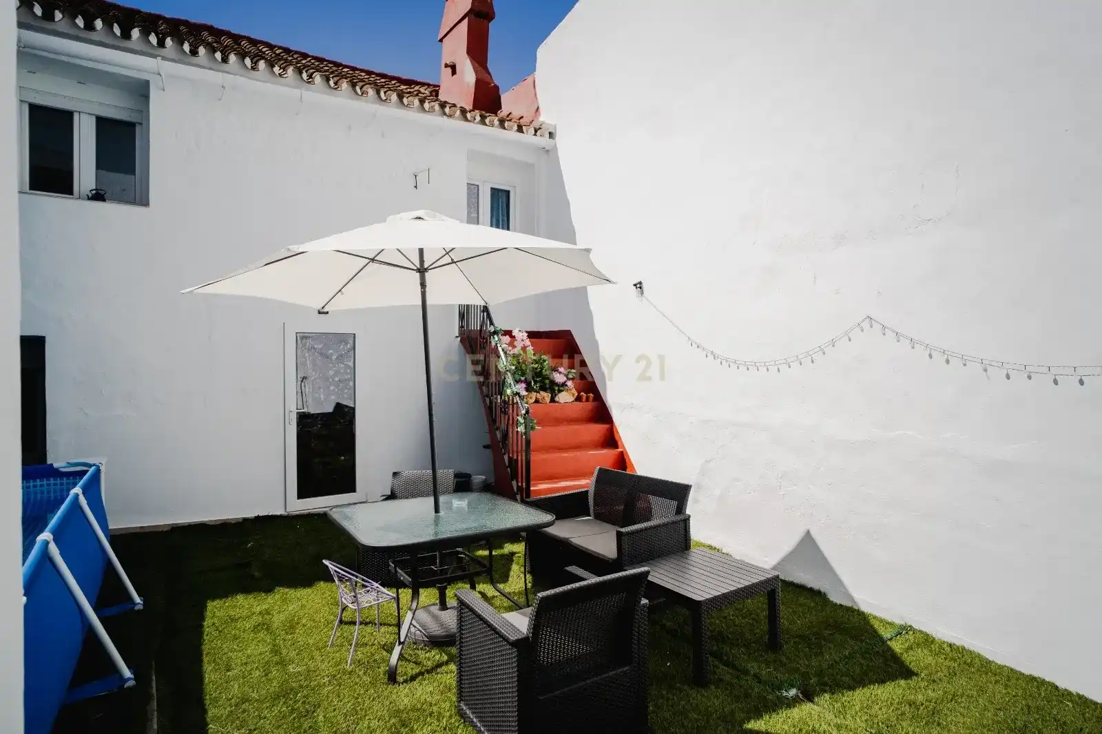 Terrassa de Casa o xalet de lloguer en Yunquera amb Aire condicionat, Jardí privat i Traster