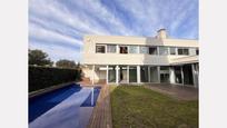 Exterior view of House or chalet to rent in Sant Cugat del Vallès  with Air Conditioner, Terrace and Swimming Pool