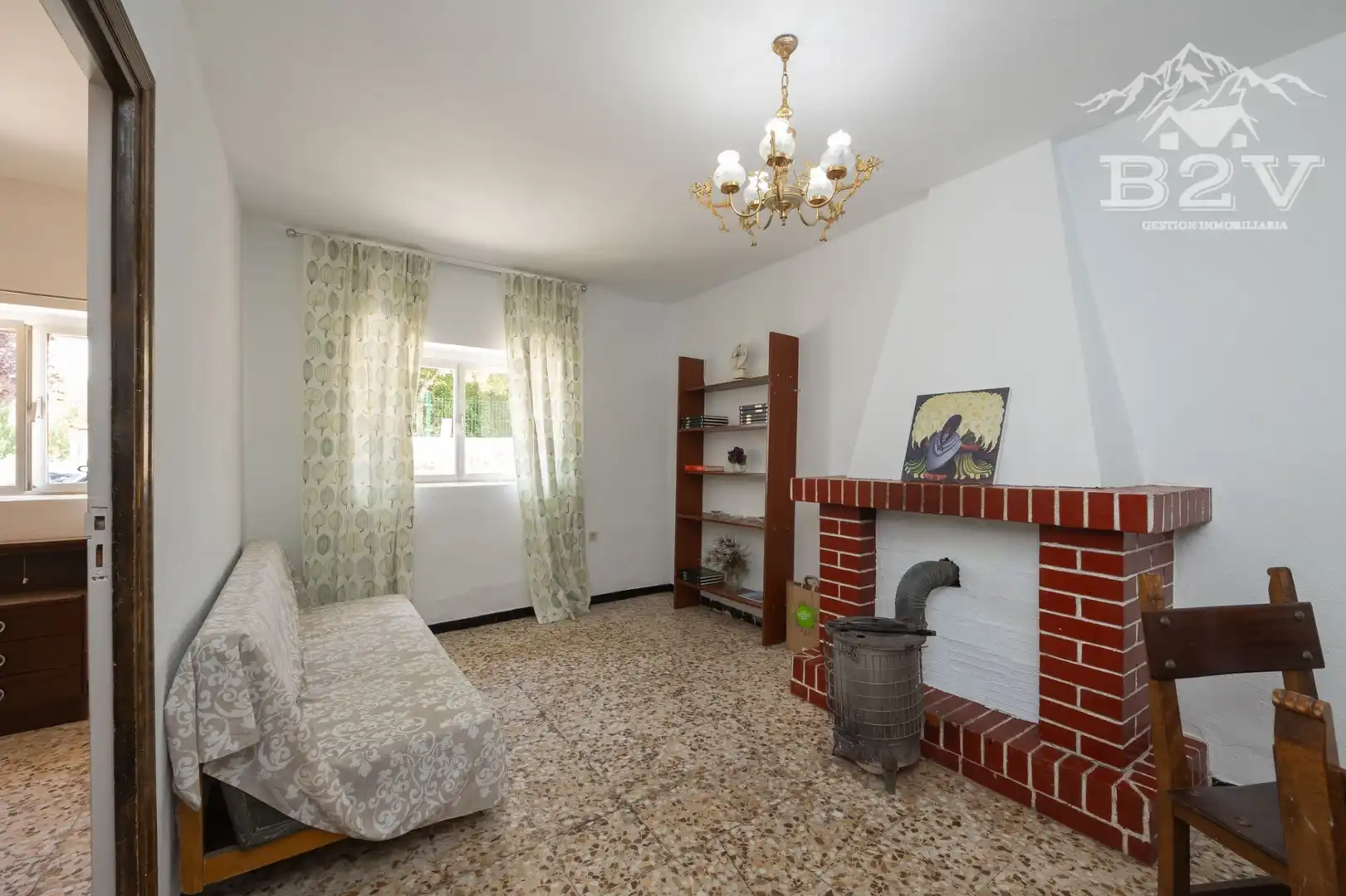 Sala d'estar de Casa o xalet en venda en Robregordo amb Calefacció i Traster