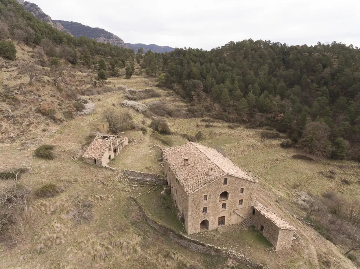 Vista exterior de Finca rústica en venda en Castell de l'Areny