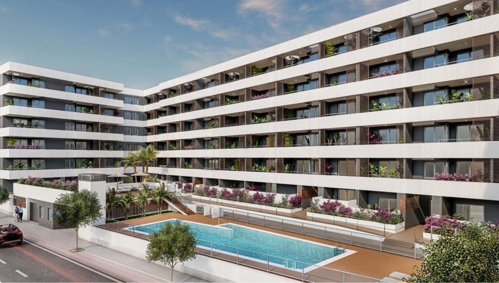 Swimming pool of Apartment for sale in Águilas  with Terrace, Swimming Pool and Community pool