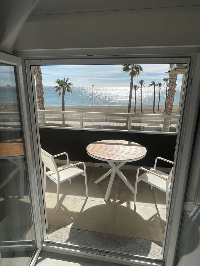 Terraza de Piso de alquiler en Roquetas de Mar con Aire acondicionado, Terraza y Amueblado