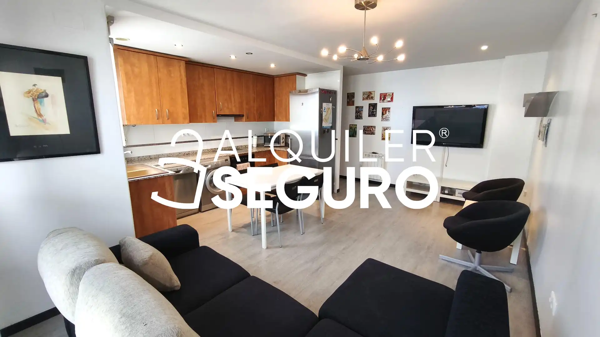 Living room of Flat for rent in Vall d'Alba  with Heating, Storage room and Furnished