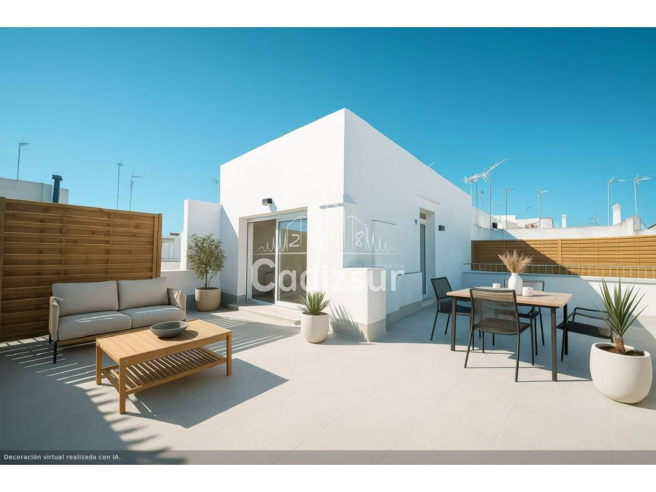 Terrassa de Àtic en venda en  Cádiz Capital amb Aire condicionat i Terrassa