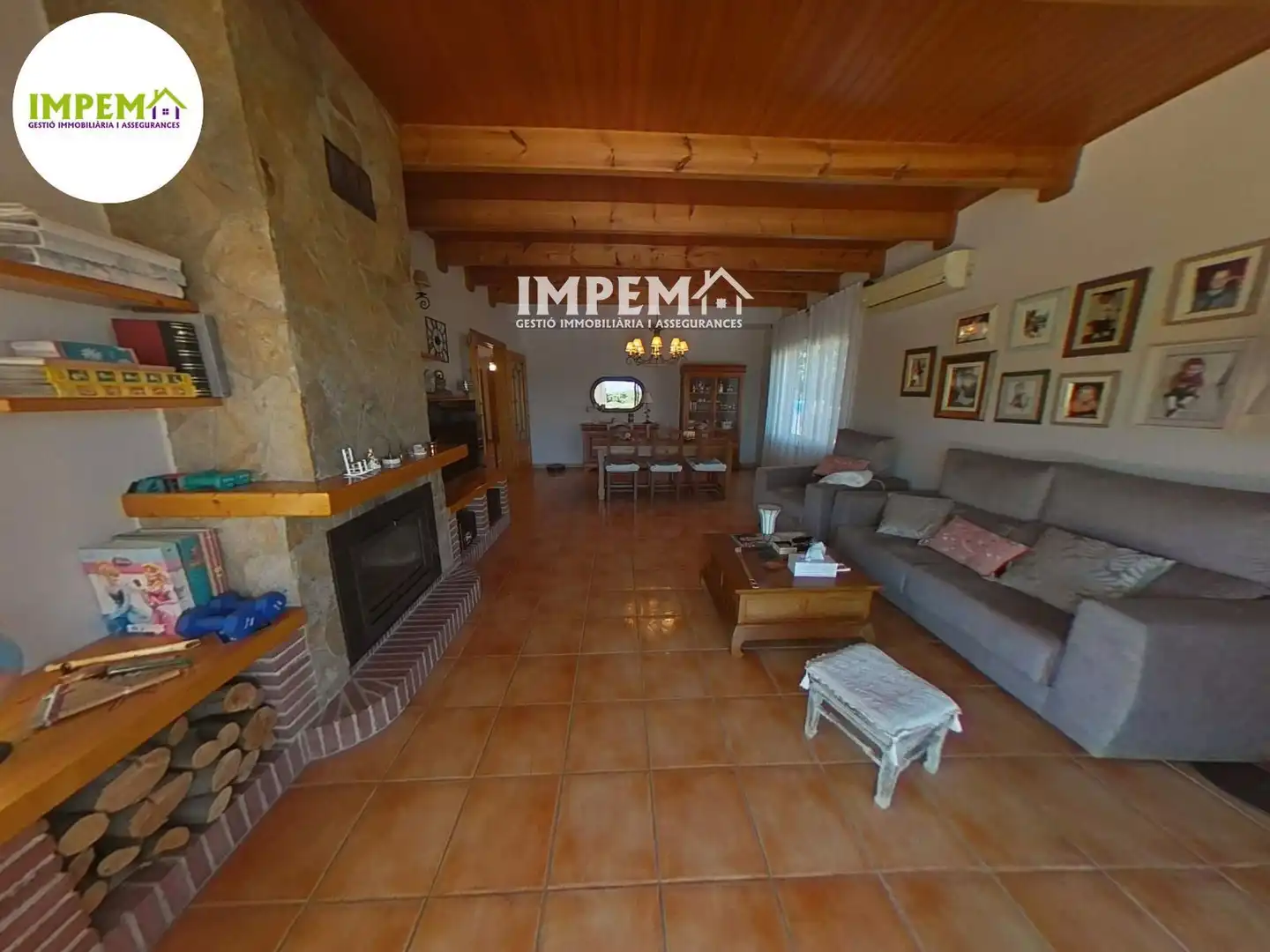 Wohnzimmer von Haus oder Chalet zum Verkauf in Piera mit Klimaanlage, Terrasse und Abstellraum