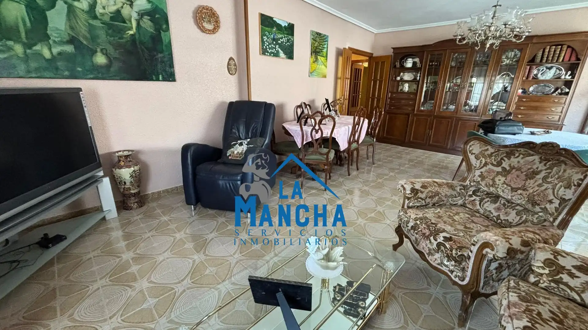 Sala d'estar de Pis de lloguer en  Albacete Capital amb Calefacció, Terrassa i Traster