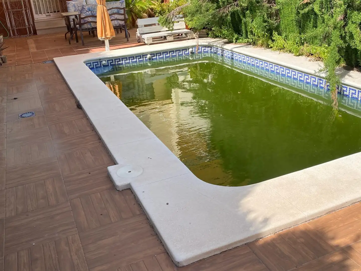 Piscina de Casa adosada en venta en Castilleja de Guzmán con Aire acondicionado, Terraza y Piscina