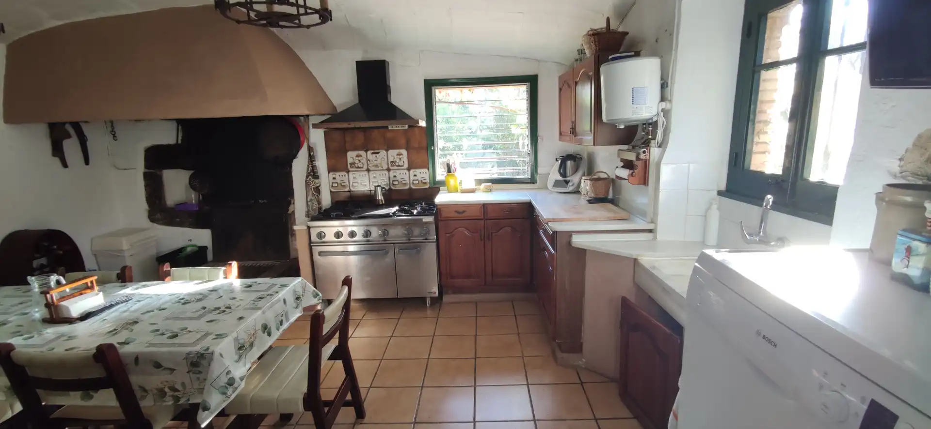 Cocina de Finca rústica en venta en Cassà de la Selva con Jardín privado y Piscina