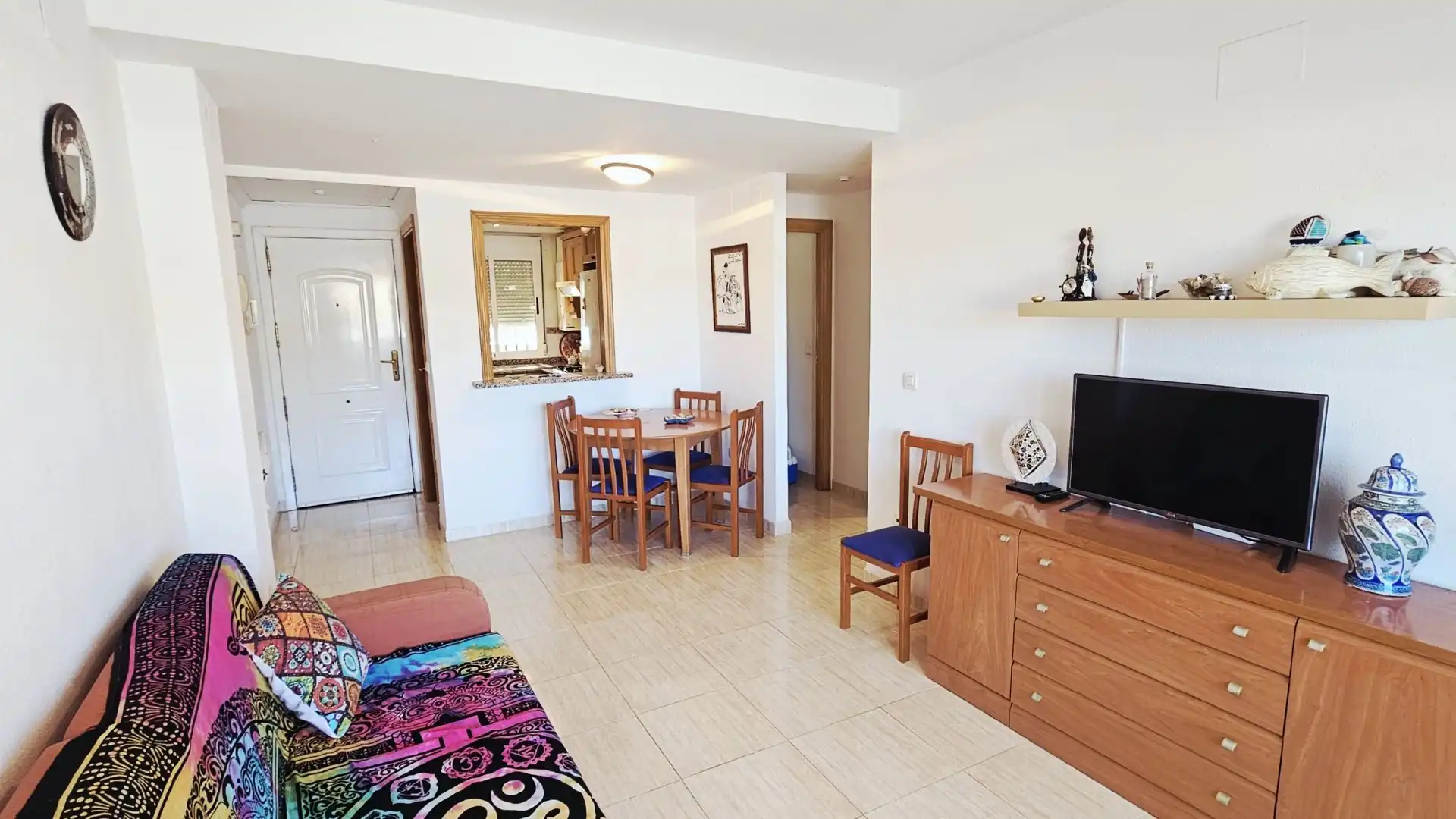 Sala de estar de Apartamento en venta en Oropesa del Mar / Orpesa con Aire acondicionado, Calefacción y Terraza