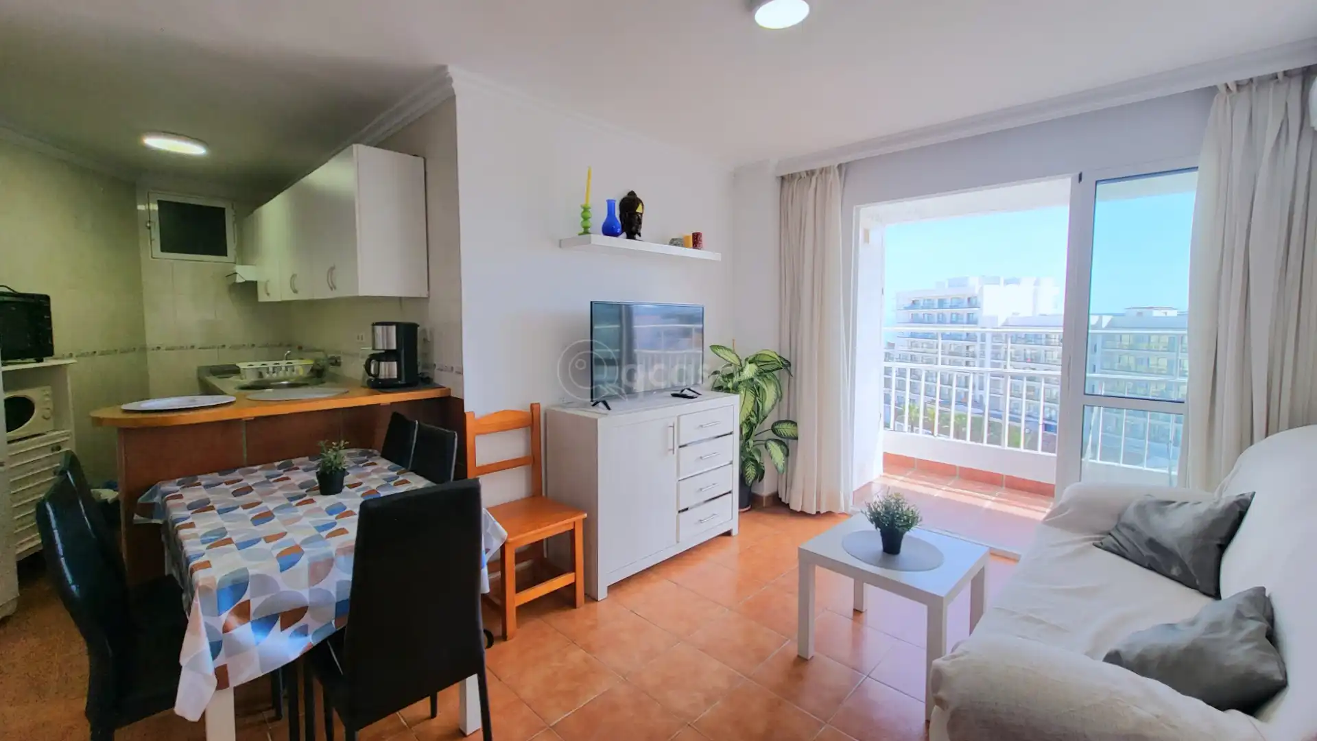 Sala de estar de Apartamento en venta en Benalmádena con Aire acondicionado, Calefacción y Terraza