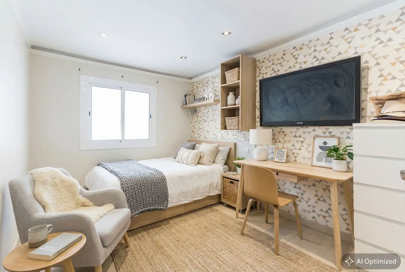 Bedroom of Houses for sale in Barcelona  with Air Conditioner, Heating and Terrace