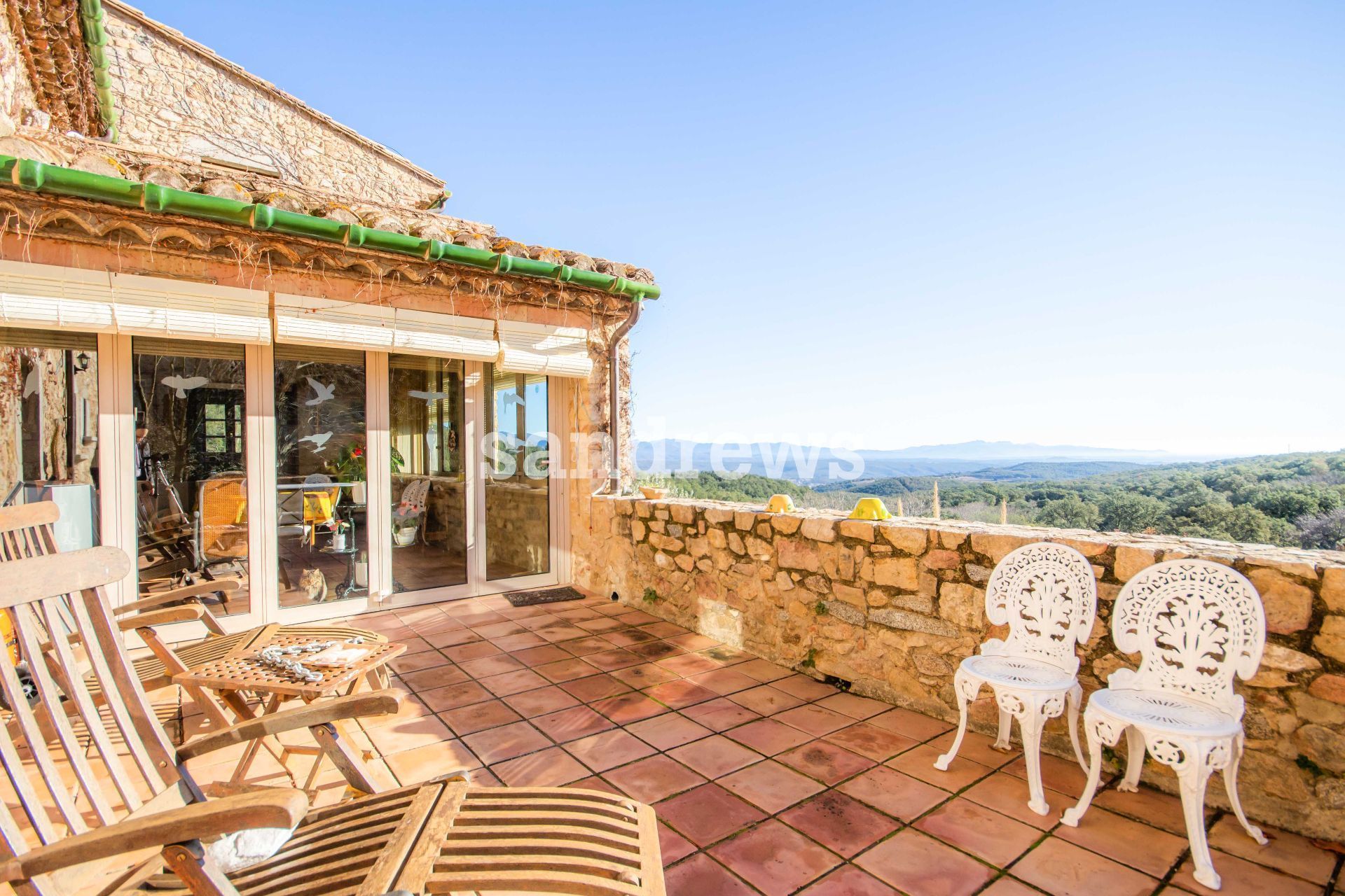 Terrace of Country house for sale in Darnius  with Air Conditioner, Heating and Private garden