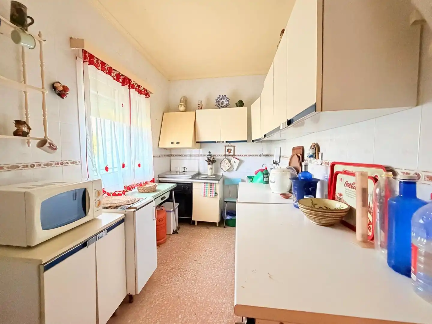 Cocina de Casa o chalet en venta en Valverde de Mérida con Jardín privado, Terraza y Trastero