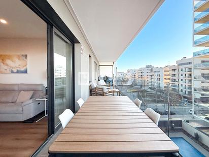 Terrace of Flat for sale in Vilanova i la Geltrú  with Air Conditioner, Heating and Parquet flooring