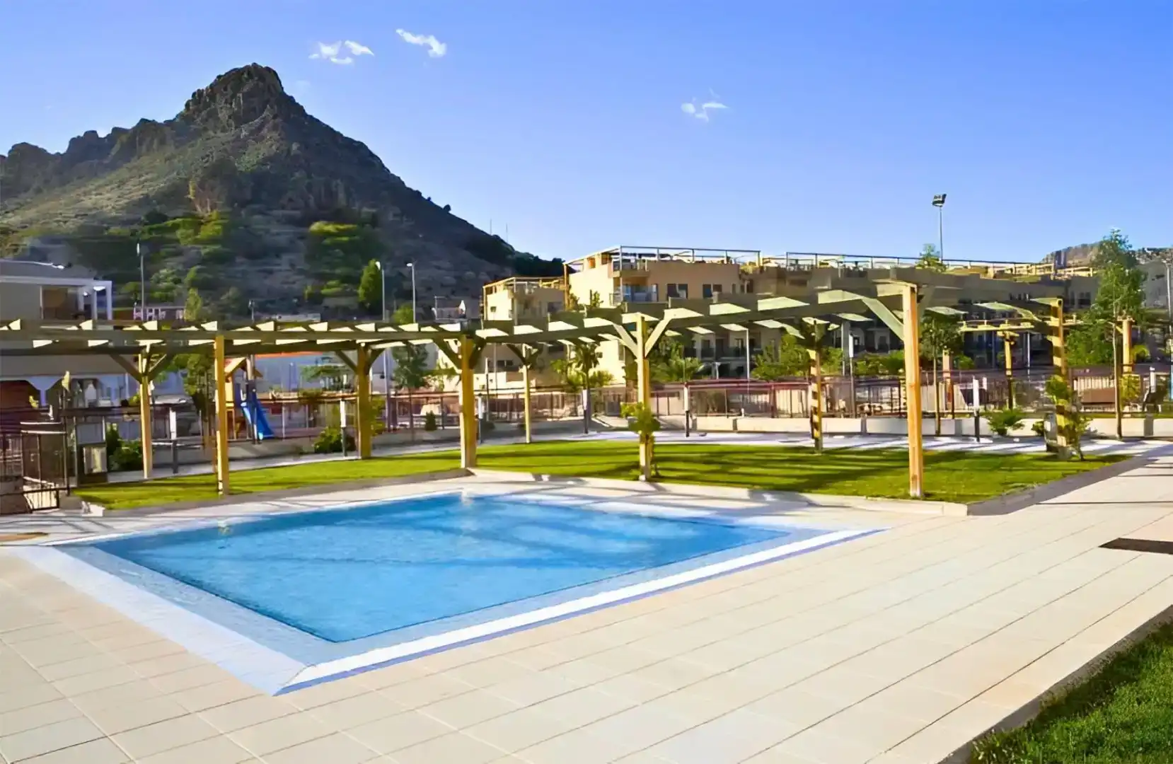 Schwimmbecken von Dachboden zum Verkauf in Villanueva del Río Segura mit Klimaanlage, Schwimmbad und Balkon