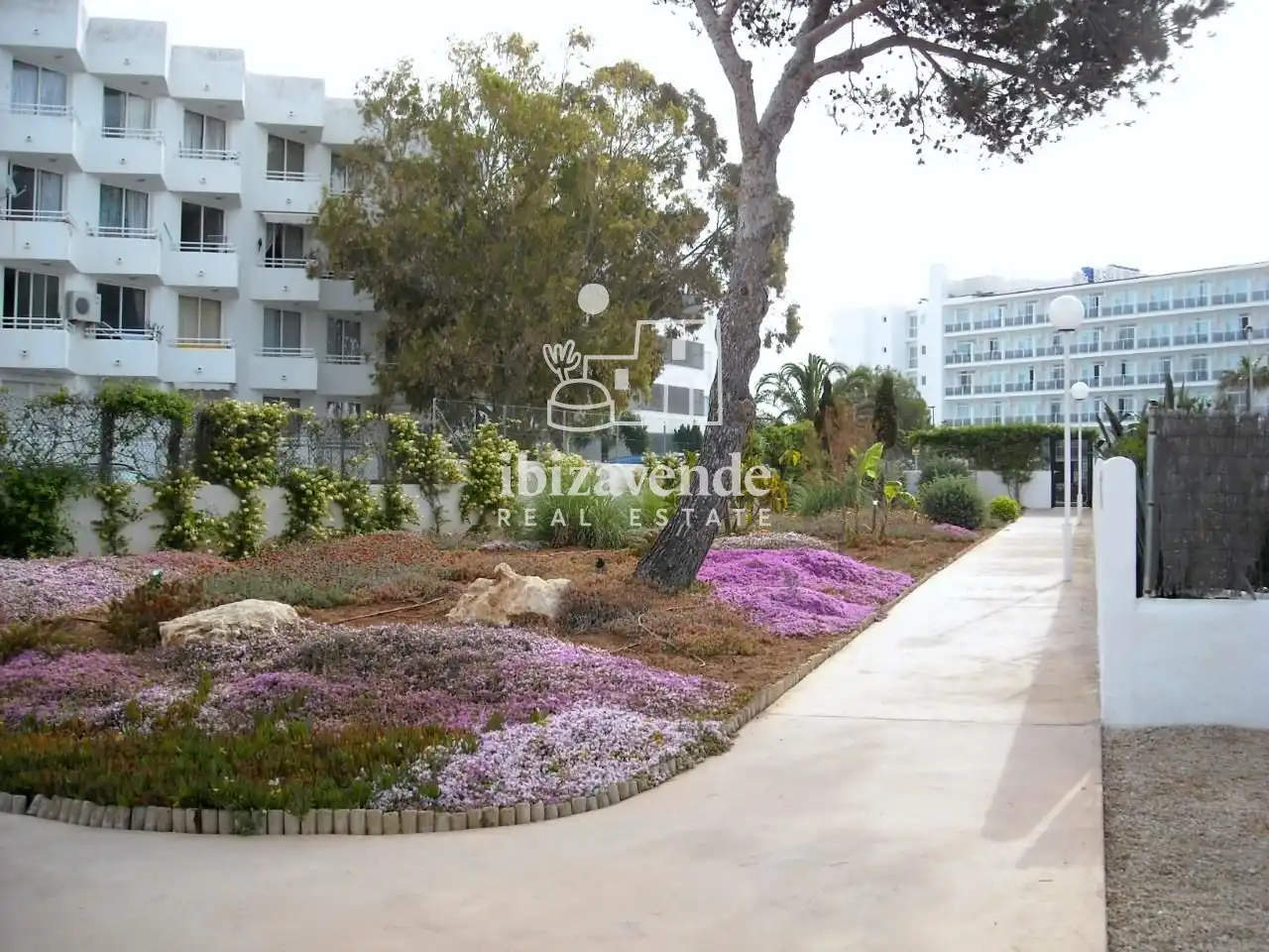 Garden of Flat for rent in Sant Josep de sa Talaia  with Air Conditioner, Heating and Private garden
