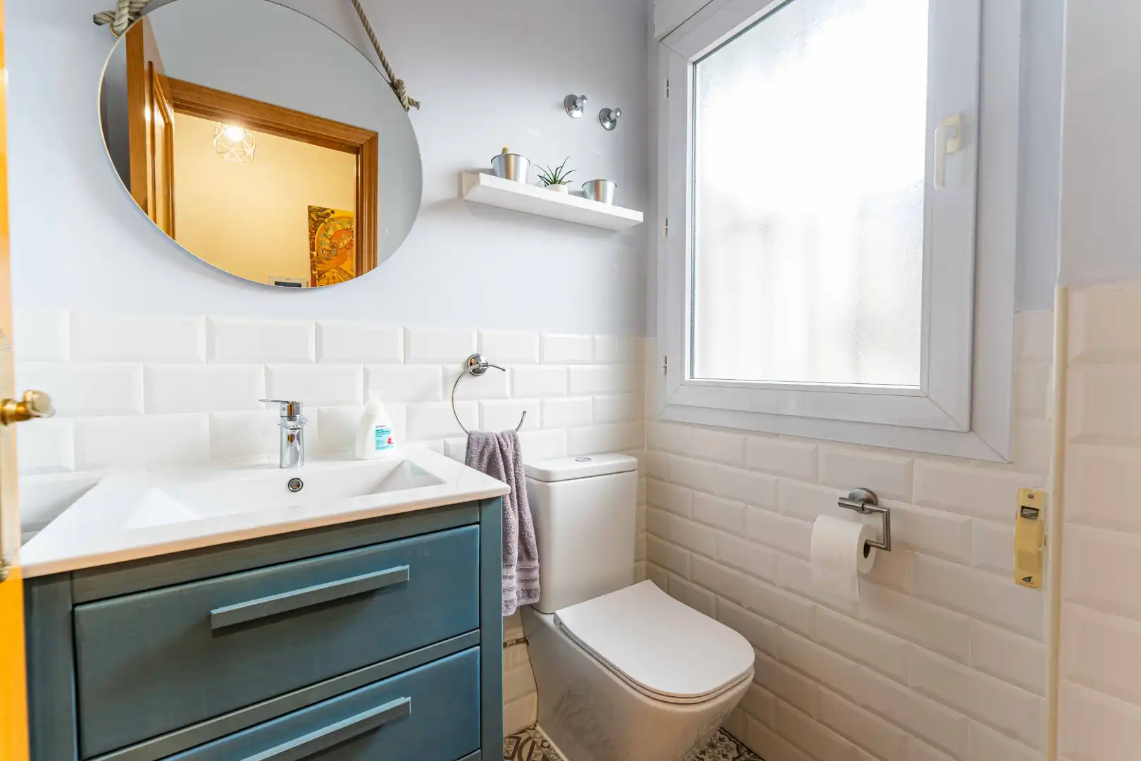 Baño de Casa adosada en venta en Torrelodones con Balcón