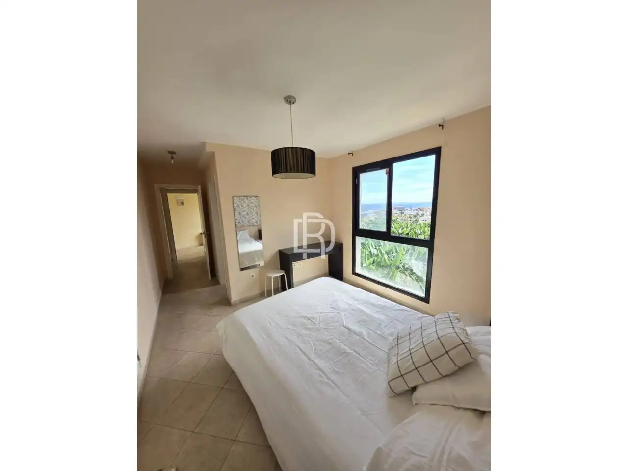 Schlafzimmer von Dachboden zur Miete in Puerto de la Cruz mit Terrasse, Möbliert und Balkon