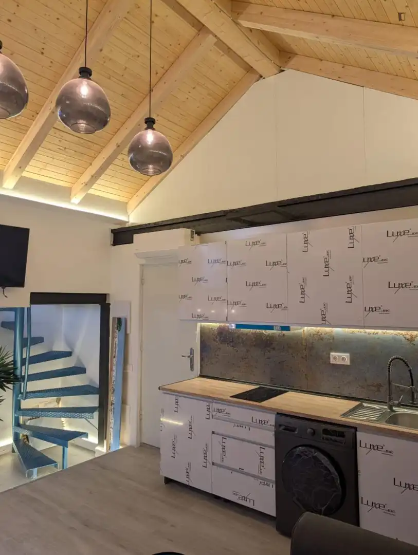 Kitchen of Houses for rent in Madrid  with Air Conditioner, Furnished and Washing machine