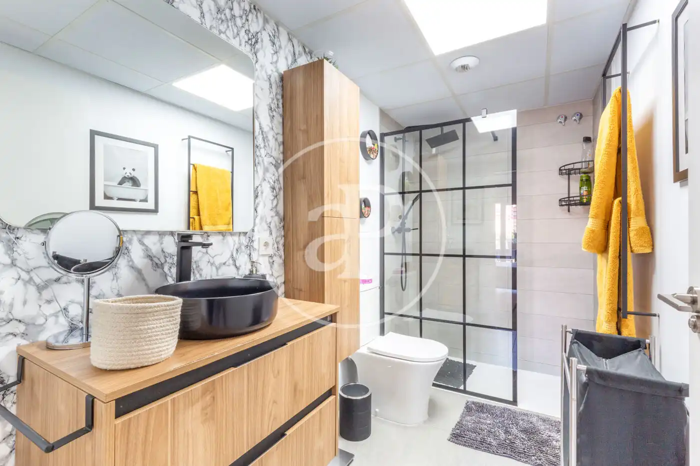 Badezimmer von Wohnung zur Miete in Canet d'En Berenguer mit Klimaanlage, Heizung und Privatgarten