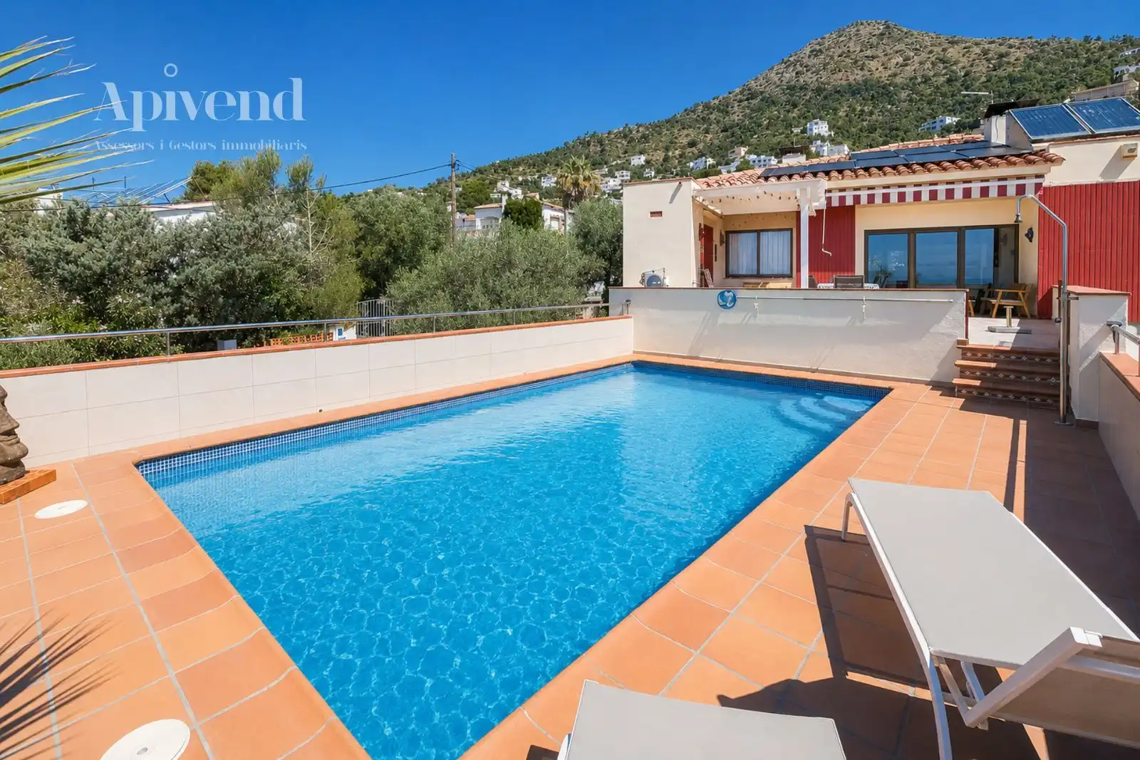 Exterior view of Houses for sale in Roses  with Air Conditioner, Heating and Private garden