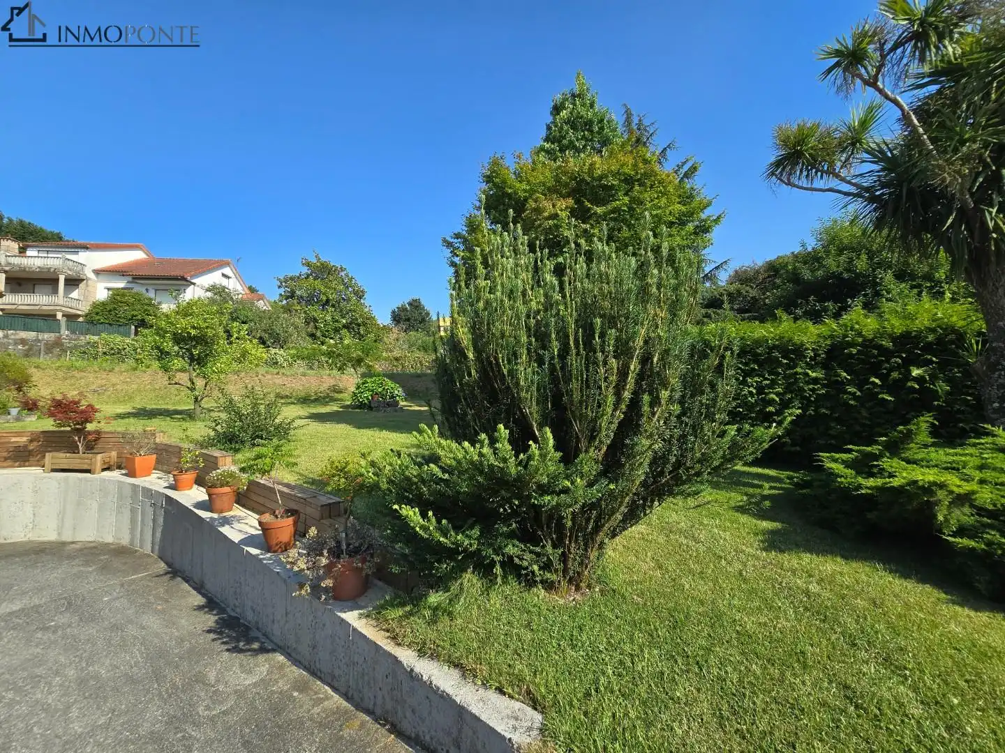 Jardí de Casa o xalet en venda en Pontevedra Capital  amb Calefacció, Jardí privat i Terrassa