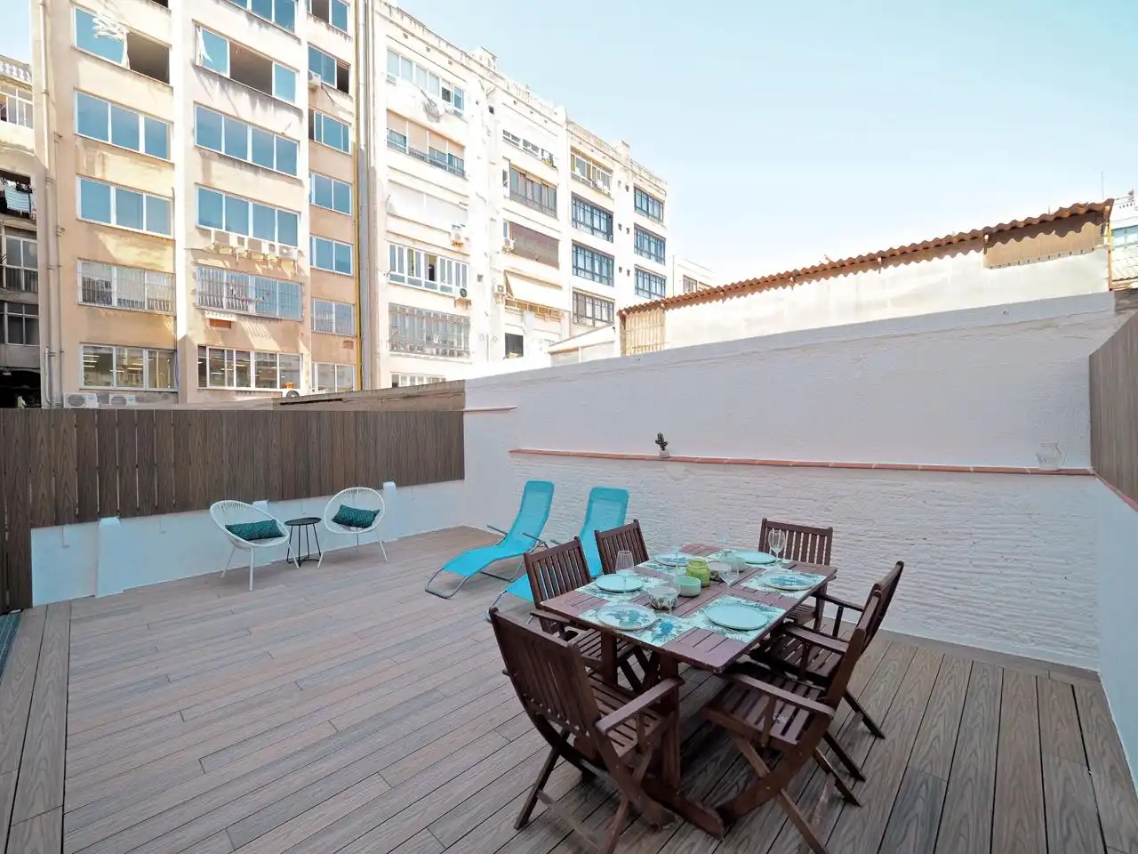 Terrasse von Loft zur Miete in Eixample