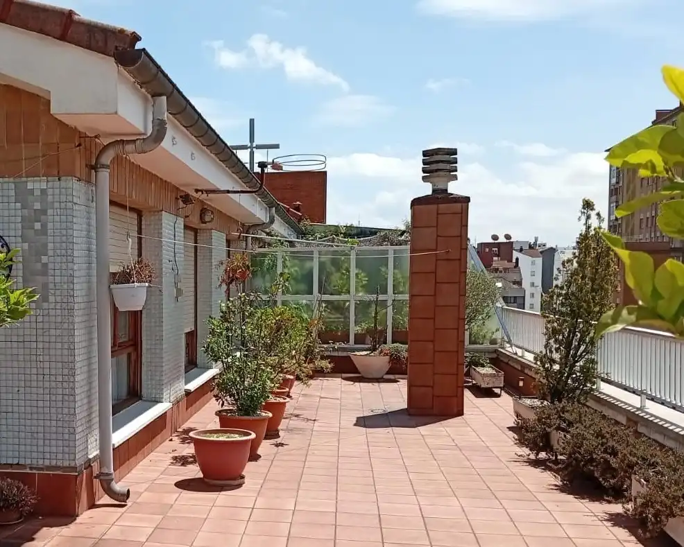 Terrace of Attic for sale in Oviedo   with Heating, Parquet flooring and Terrace