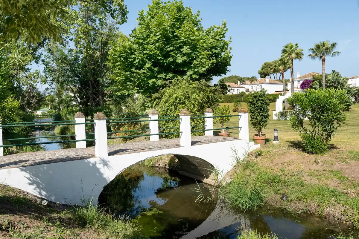 Jardí de Apartament en venda en Estepona amb Calefacció, Jardí privat i Terrassa