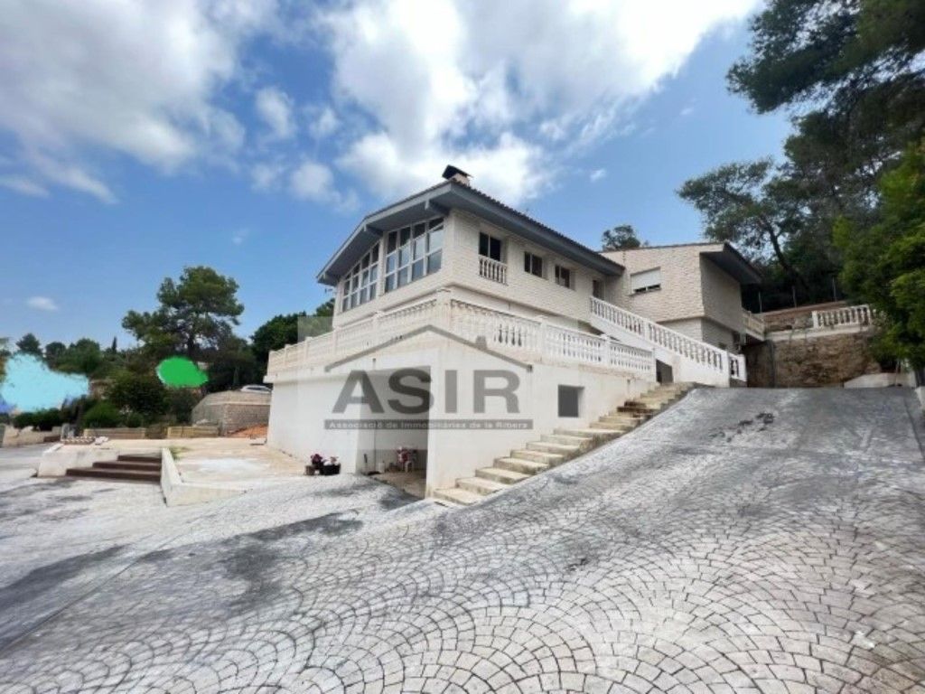 Vista exterior de Casa o xalet en venda en Alzira amb Aire condicionat, Jardí privat i Terrassa