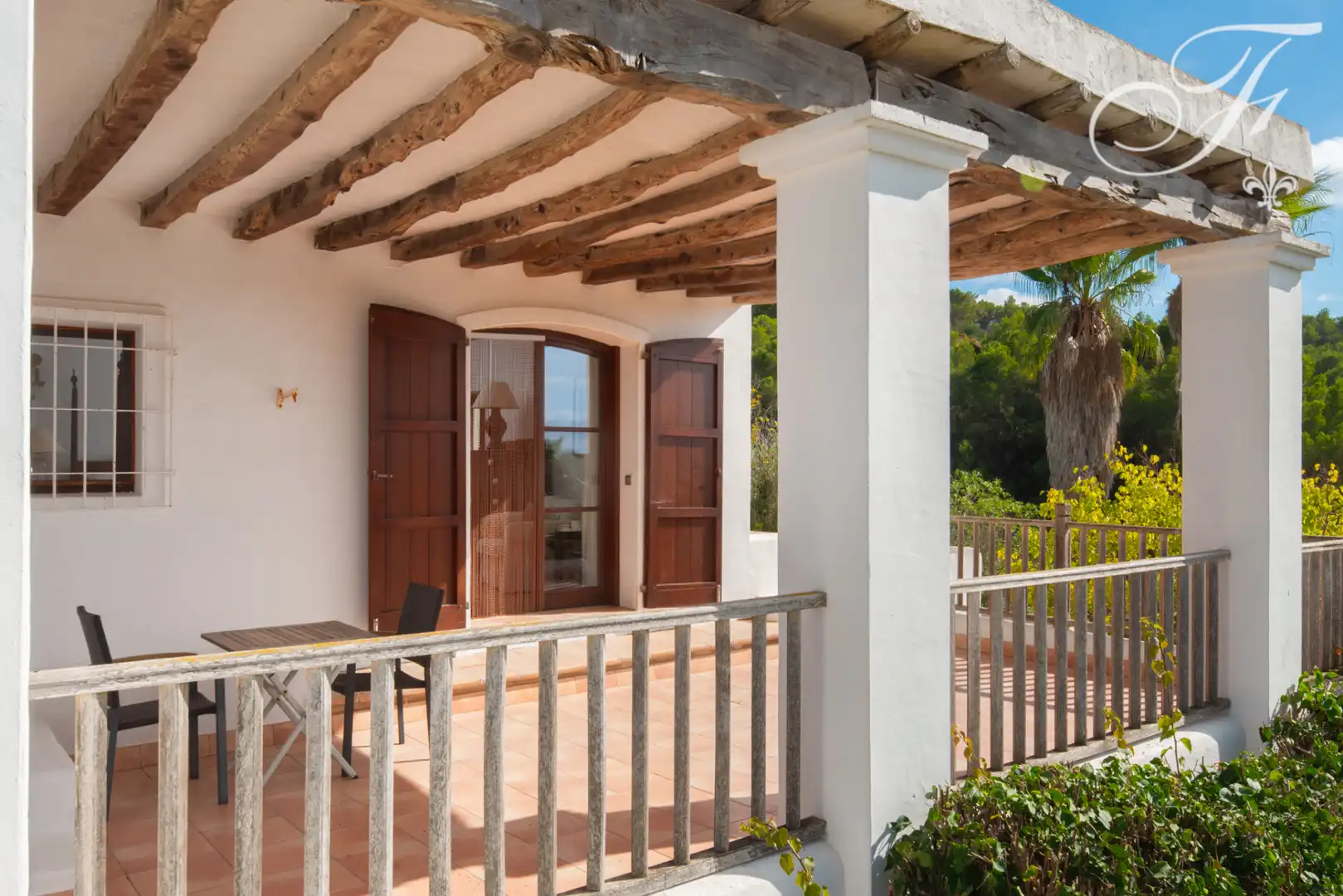 Terrassa de Finca rústica en venda en Sant Antoni de Portmany amb Calefacció, Jardí privat i Terrassa